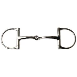 JP Korsteel Stainless Steel Regular Dee Ring Snaffle Bit