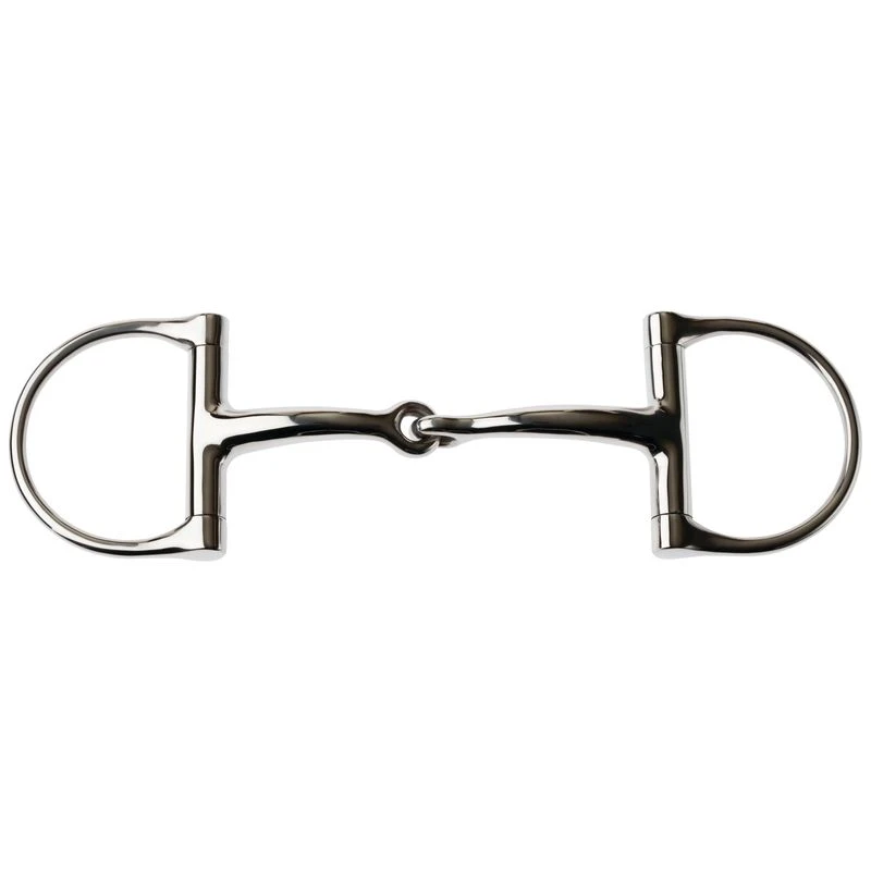JP Korsteel Stainless Steel Regular Dee Ring Snaffle Bit