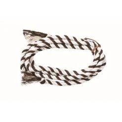 Western Rawhide Cotton Mecate - Brown/White