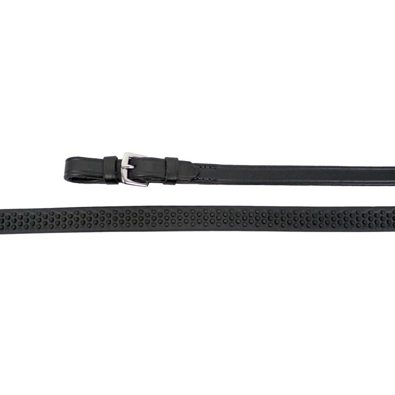 Nunn Finer Soft Grip Reins - Black/Zinc