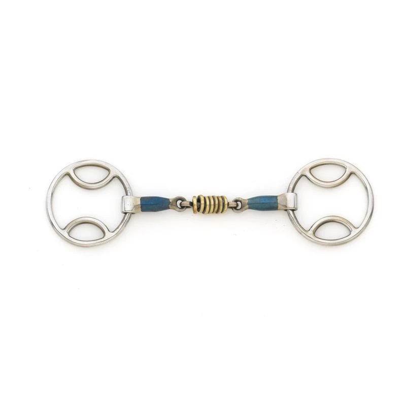 Centaur Double Jointed Disk Loop Ring Gag - Blue Steel