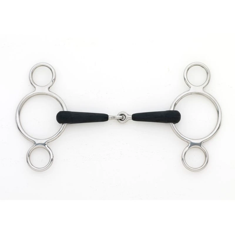 Centaur Jointed 2-Ring Gag - Stainless Steel