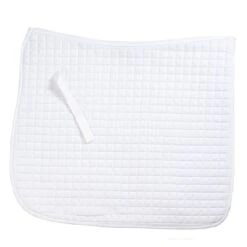 Ovation Pro Circuit Felt Dressage Pad - White