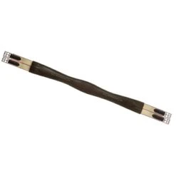 Ovation Elite Fancy Overlay Girth - Dark Brown