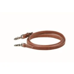 Western Rawhide 3/4" Roping Reins - Dark Walnut