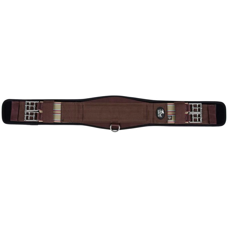 Flex Rider Comfort Flo No-Slip Neoprene Monoflap Girth - Chocolate
