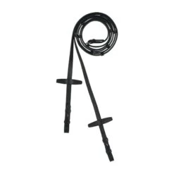 Horze Walthamstaw Leather Reins W/Stops - Black