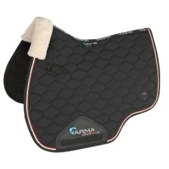Shires ARMA Braided Trim Saddle Pad - Black