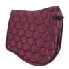 Toklat Tango Double Hexagon Dressage Pad - Burgundy