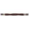 M. Toulouse Contour Shaped Padded Leather Girth - Chocolate