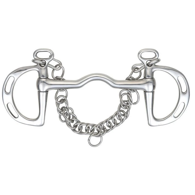 Shires Slotted Cheek Port Mouth Kimberwick Bit