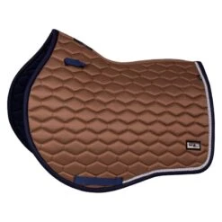 Fair Play Hexagon Pearl Jump Saddle Pad - Taupe