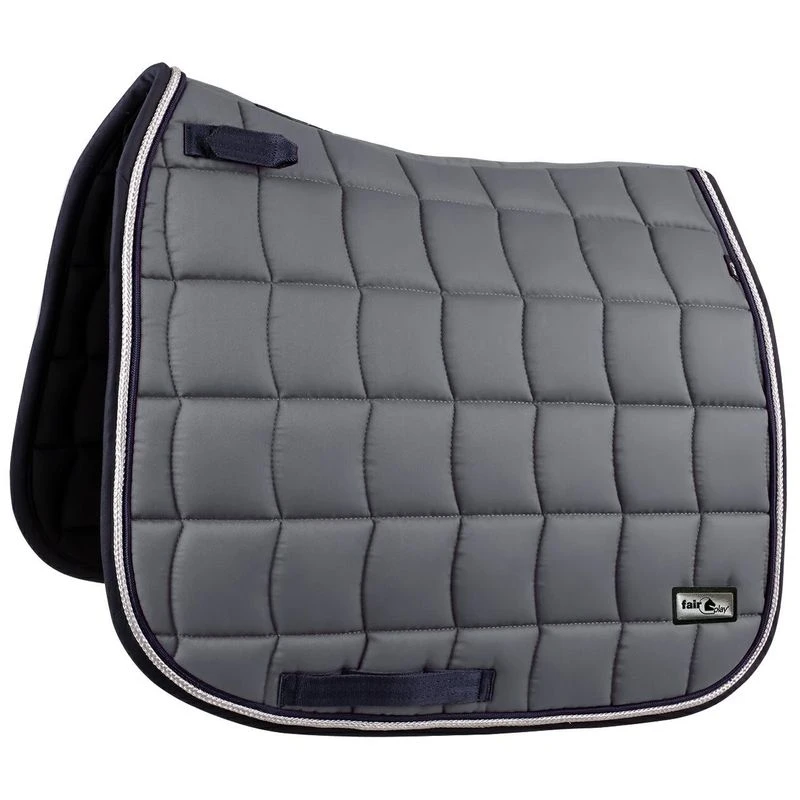 Fair Play Xavier Dressage Saddle Pad - Dark Grey