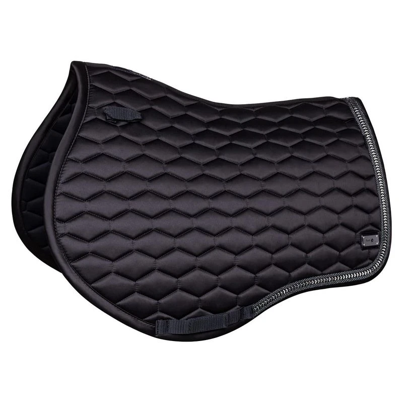 Fair Play Hexagon Arrow Jump Saddle Pad - Black