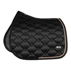 Fair Play Azuryt Ceramic RoseGold All Purpose Saddle Pad - Black