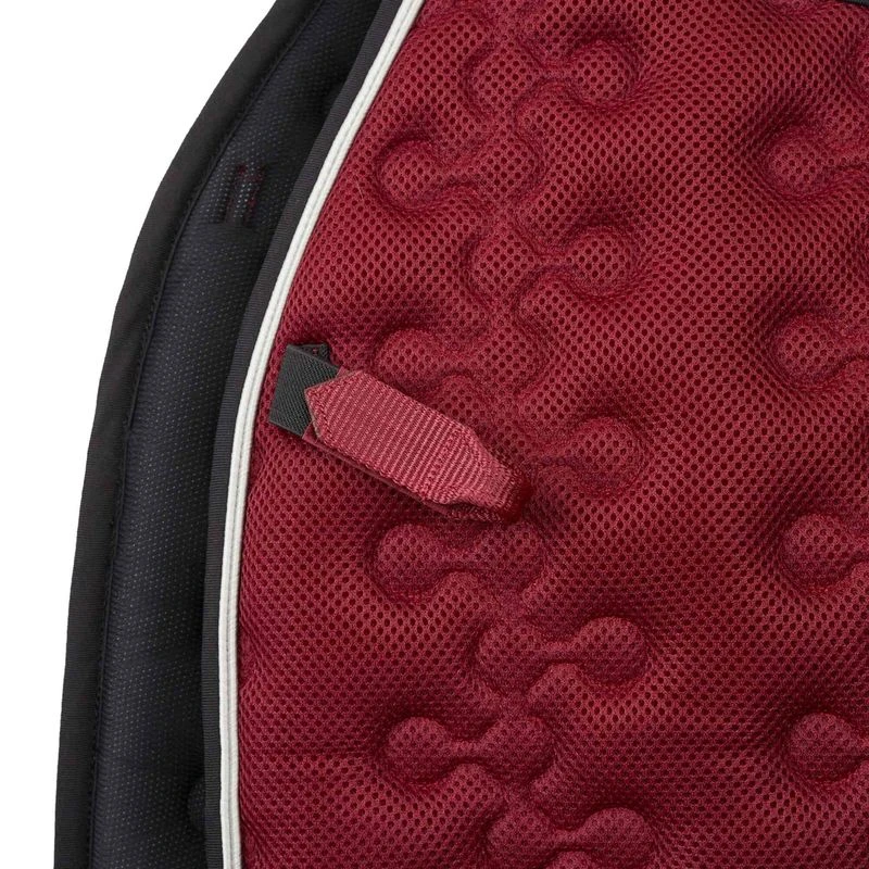 Horze Smoky Twilight Air Mesh Dressage Saddle Pad - Anemone Dark Pink - Image 2